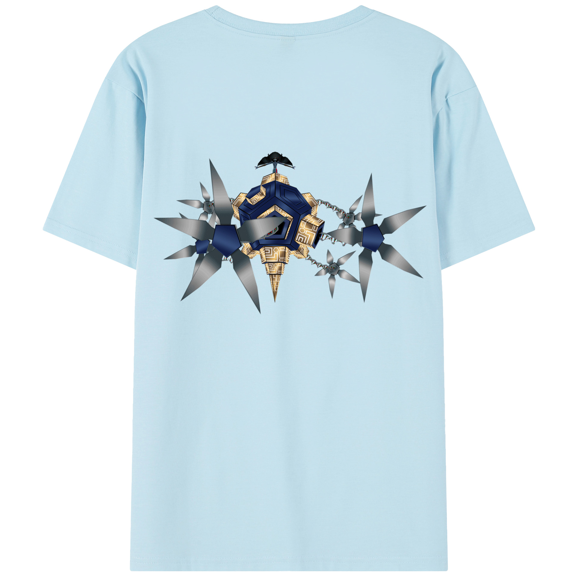 （画像用） Digimon デジタルモンスター/デジモン 綿100％半袖Tシャツ（背面プリント）